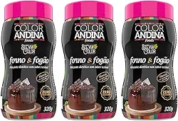Adoçante Stévia Culinário | Color Andina | Forno E Fogão 320g – 3 potes