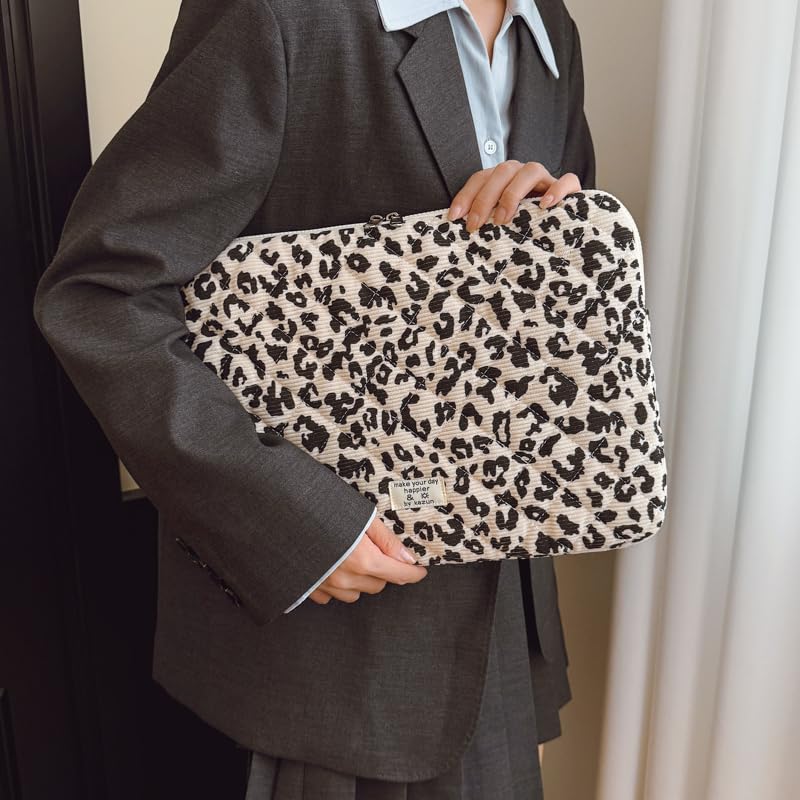 Funda Leopard para Laptop 11-15 pulgadas Beige miniatura 3