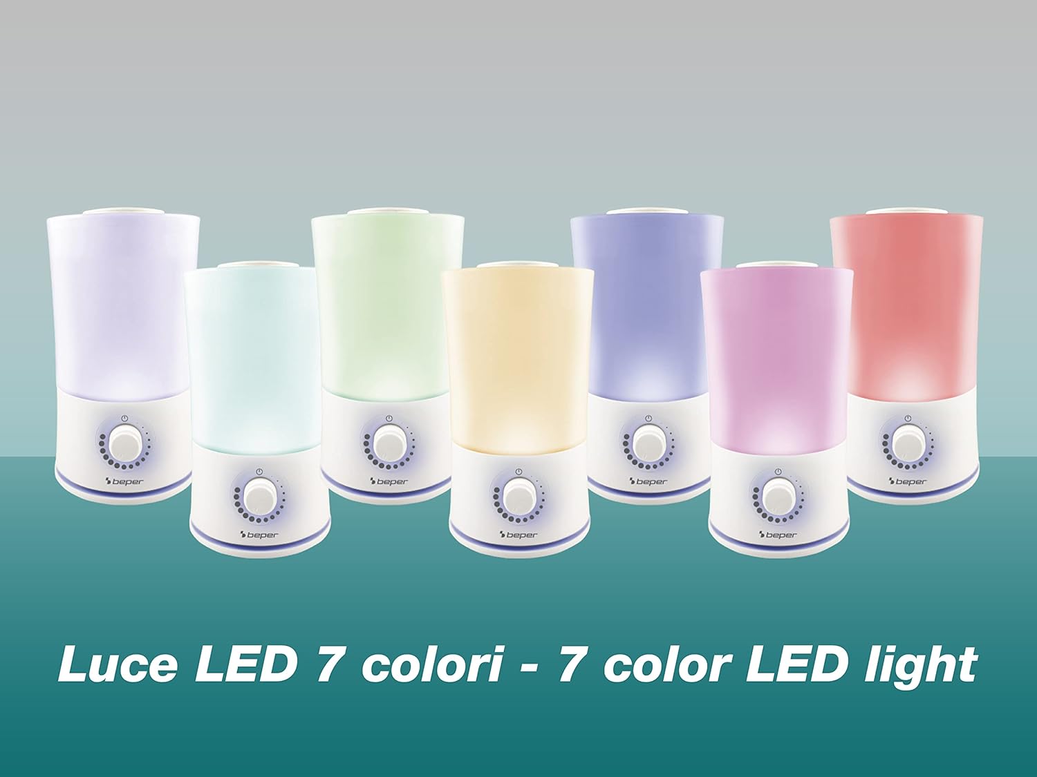 BEPER 70.401 Humidifier with 7 LED colors