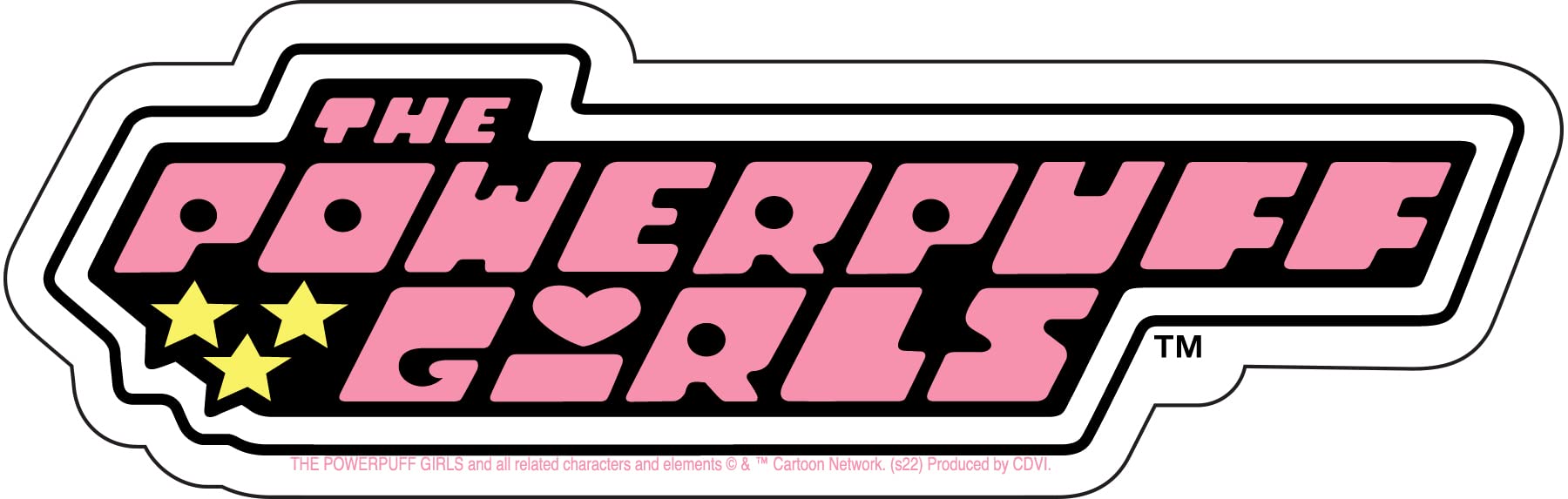 C&D Visionary Powerpuff Girls Logo Sticker