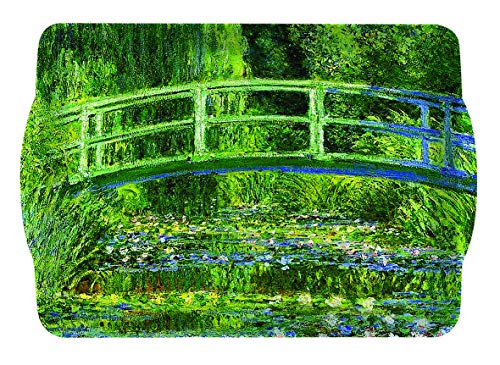 Mini Plateau 22 x 15 cm en Mélamine Water Lilies and the Japanese Bridge - 532MON1 - Easy Life