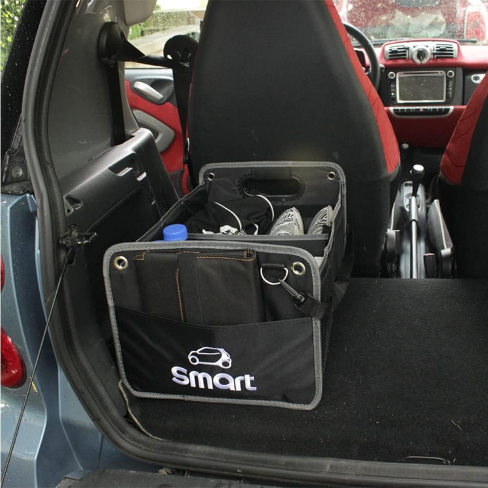 Bagażnik samochodowy schowek do Mercedes Smart 453 451 Fortwo Forfour składany kosz organizer torba auto uniwersalne akcesoria