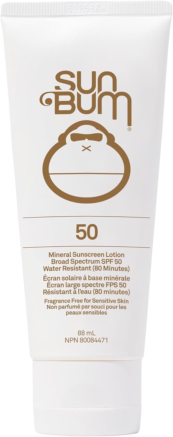 Sun Bum Mineral Spf 50 Sunscreen Lotion | Vegan and Reef friendly (Octinoxate & Oxybenzone Free) Broad Spectrum Natural Sunscreen with Uva/uvb Protection | 3 Oz, 3 ounces