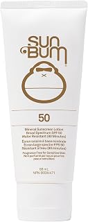 Sun Bum Mineral Spf 50 Sunscreen Lotion | Vegan and Reef friendly (Octinoxate & Oxybenzone Free) Broad Spectrum Natural Sunscreen with Uva/uvb Protection | 3 Oz, 3 ounces