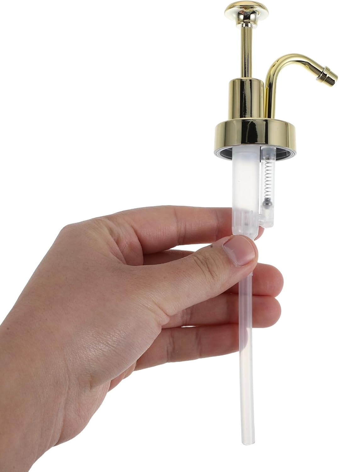 Glass Lotion Pump Bottle with Gold Pump Head 500ml 17 Oz