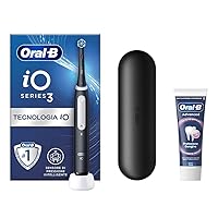 Oral-B Spazzolino Elettrico Ricaricabile iO 3 Nero, 1 Spazzolino Elettrico