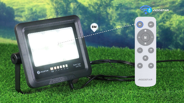 Aigostar - Faretto Solare LED Per Esterni Con Telecomando Da 200W, Luce - Foto 13