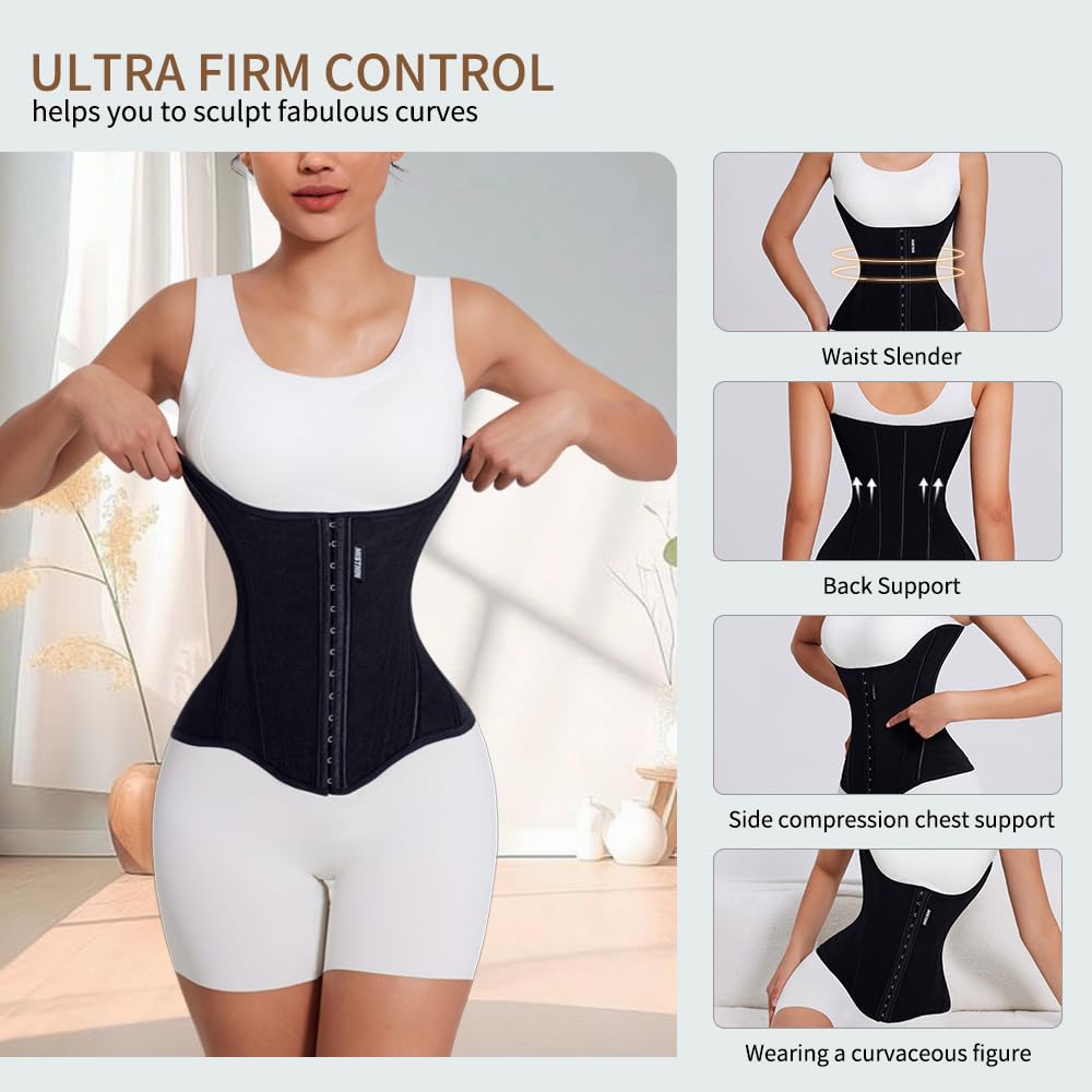 Faja reductora de cintura, faja moldeadora de entrenamiento, control de abdomen, entrenador de cintura para mujer
