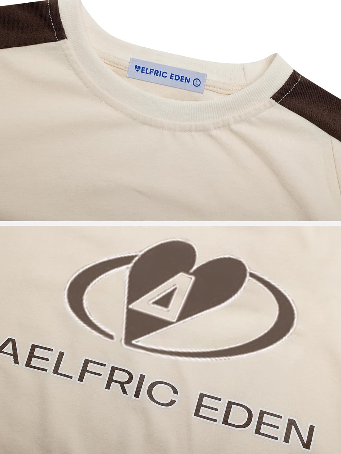 Aelfric Eden Oversized Graphic Tees Men Contrast Color Speedway Racing Tee Unisex Streetwear Tshirt Patchwork Polo Tee - Image 3