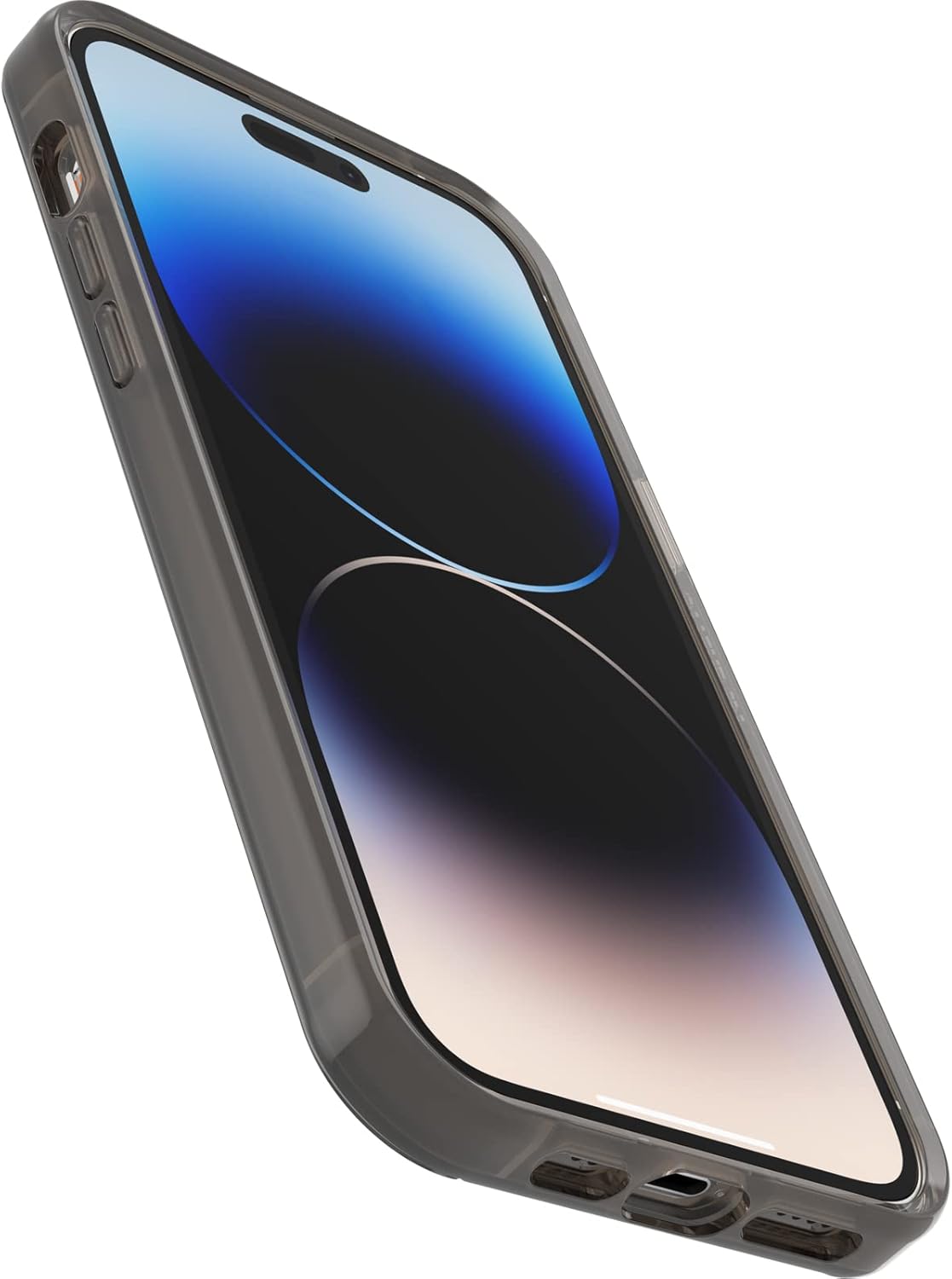 OtterBox iPhone 14 Pro Max (ONLY) Symmetry Series+ Case - WINDOW PANE (Black) , ultra-sleek, snaps to MagSafe, raised edges protect camera & screen