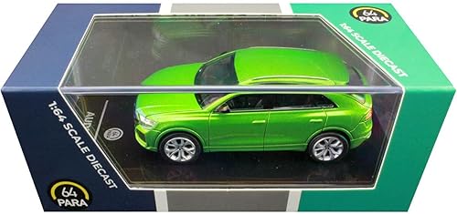Miniatura 4 de Paragon Audi RS Q8 Java Verde Metálico 1/64 Modelo de Coche Diecast