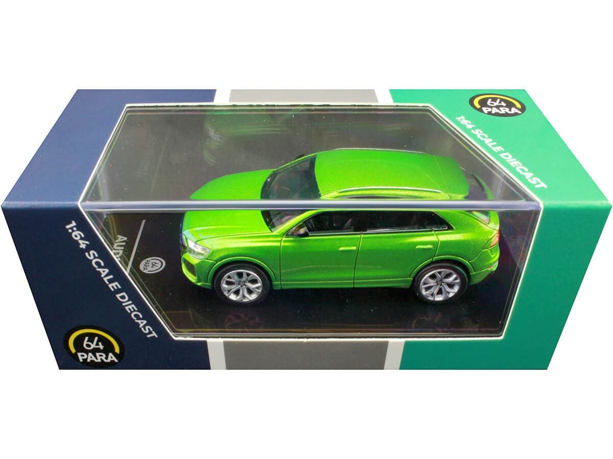 Amazon.com: Paragon Audi RS Q8 Java Green Metallic 1/64 Diecast