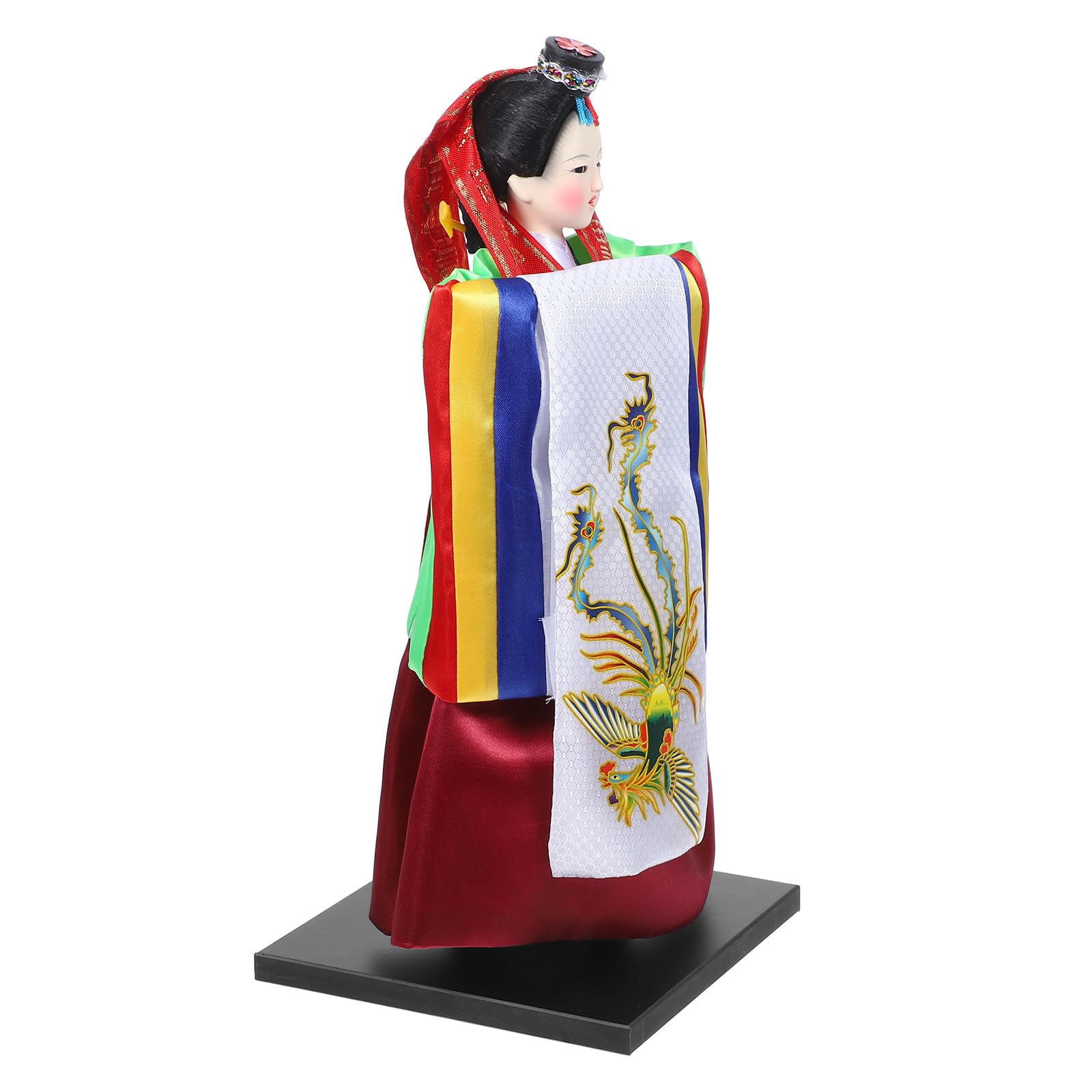 Poupée Hanbok coréenne Toyvian cadeau décoration maison soie unique