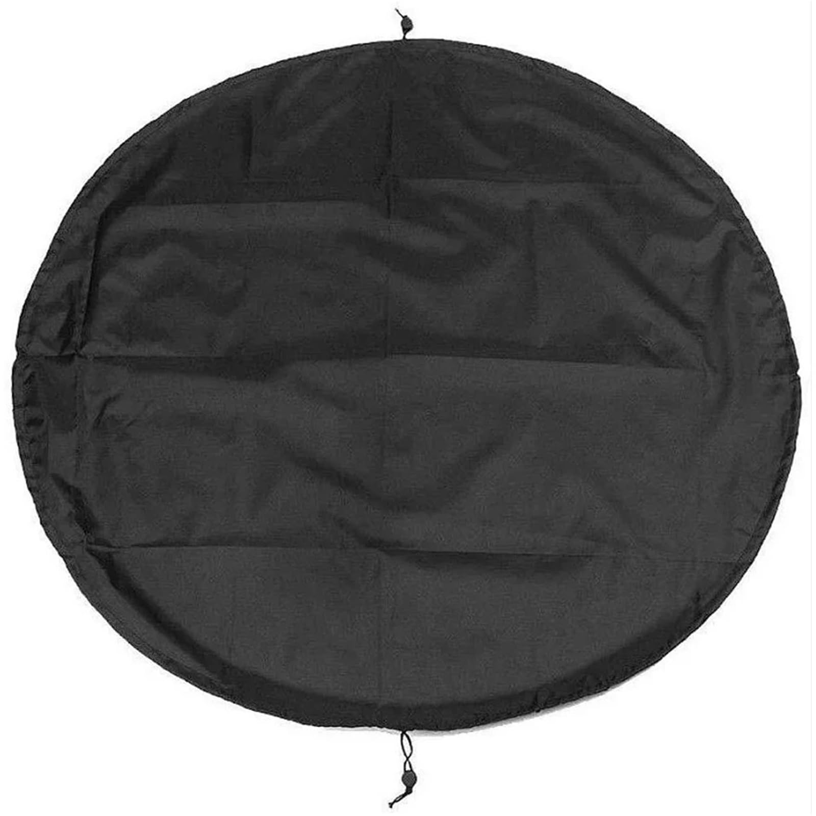 Przenośna mata do przebierania się w kombinezonie Torba na matę do przewijania pianki 2 w 1, czarna 90 cm/130 cm