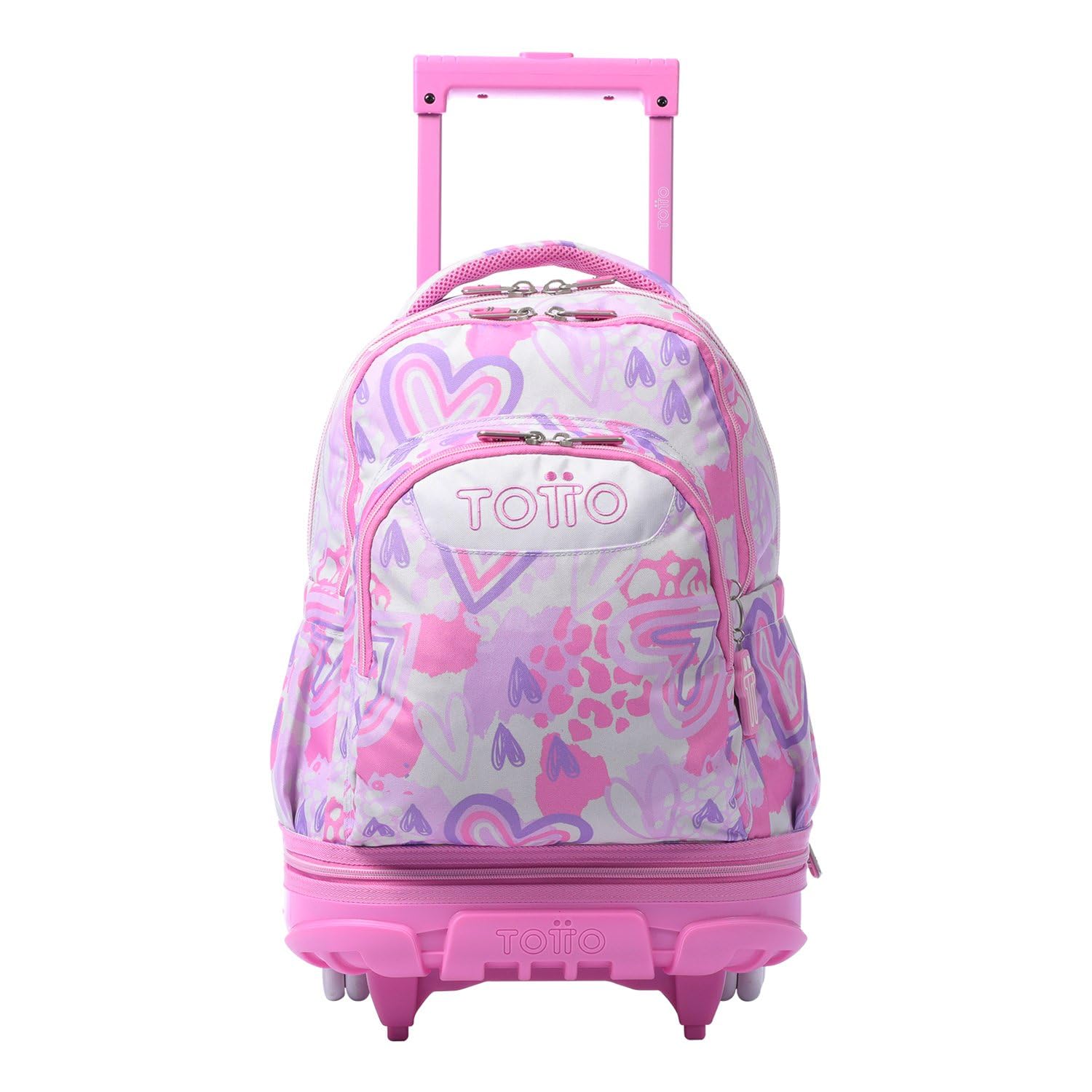 TOTTO MA03ECO014-24160-6HF, Mochila Unisex niños, Rosa, Grande