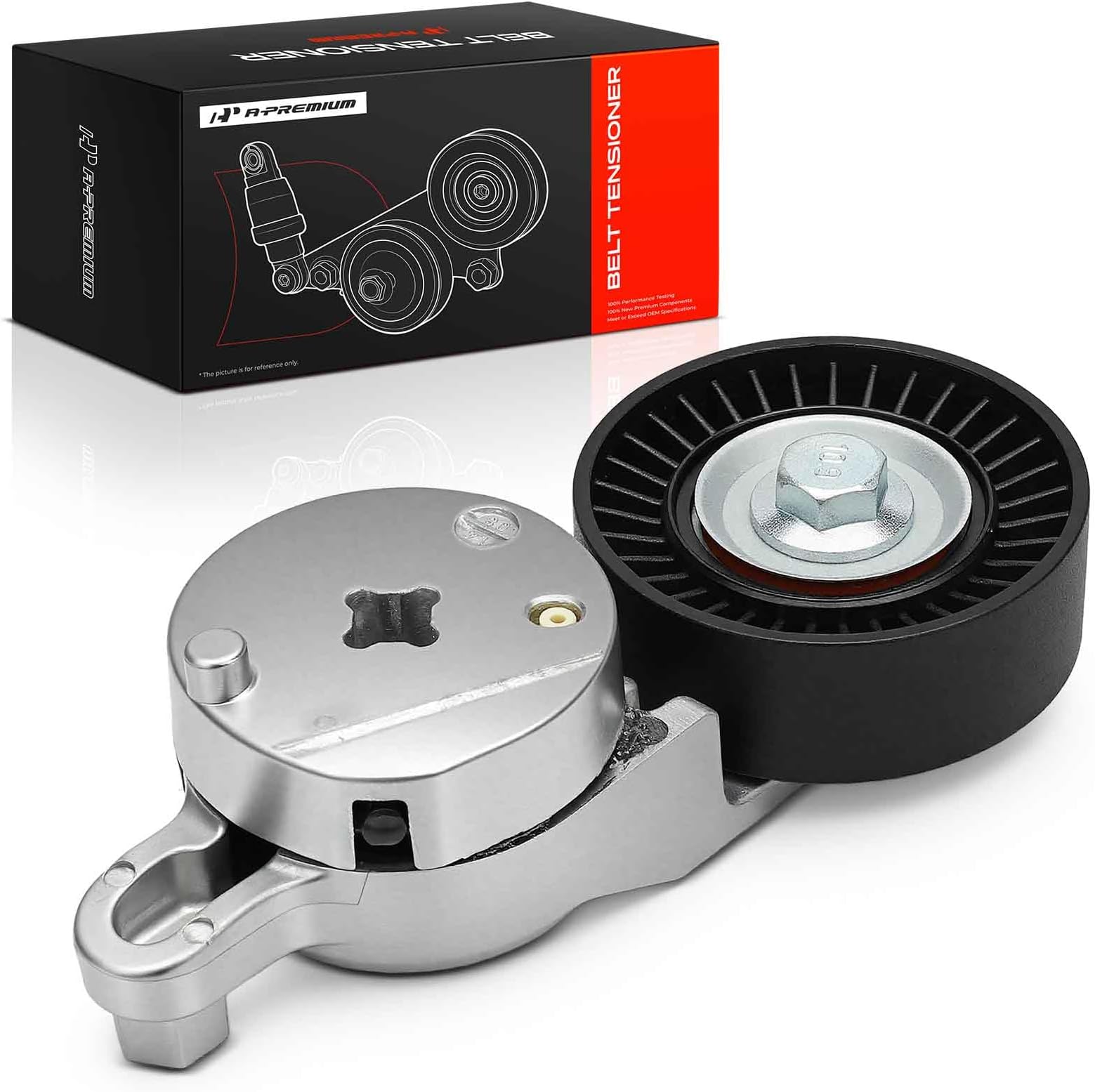 A-Premium Belt Tensioner Assembly with Pulley Compatible with Toyota, Lexus