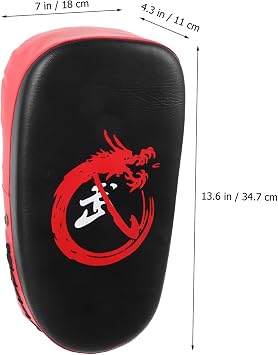 BESPORTBLE Boxing Target Boxing Shoes Sport Hand Wraps Wrestling Kick Pad Taekwondo Kick Shin Guards Practice Training Kick Pad Kicking Machine Hook Knuckle Fight Pu