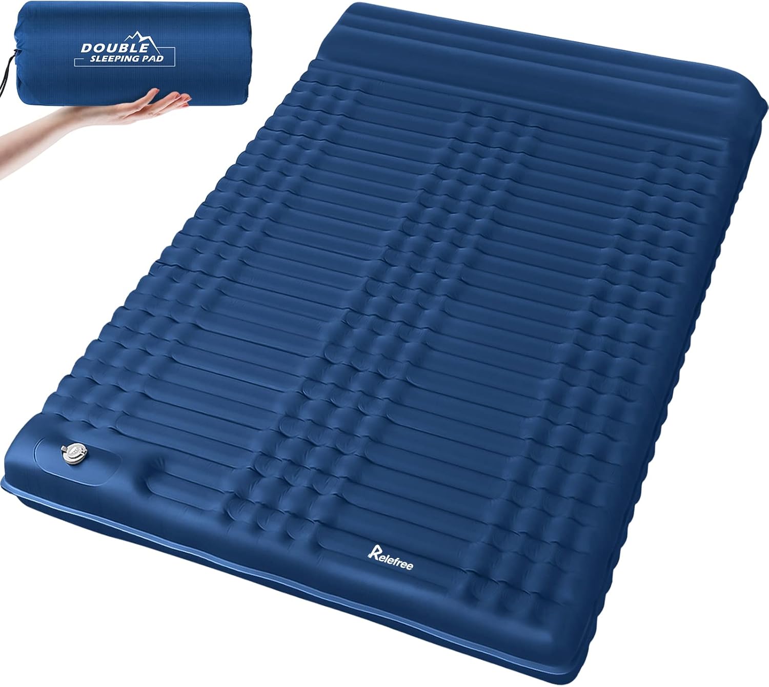 Relefree Camping Mattress Double Camping Mat for 2 Person, 140CM Wide and 8.5CM Thick Camping