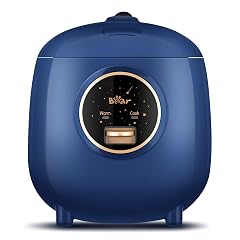 Bear Mini Rice Cooker 2 Cups Uncooked 1 2L Portable Non-Stick Small Travel Rice Cooker BPA Free One