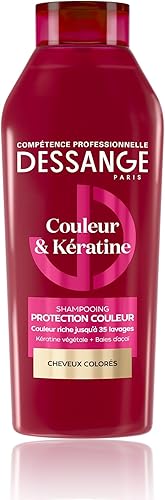 DESSANGE - Shampoing Protection Couleur - Couleur & Kératine - Formule Enrichie 