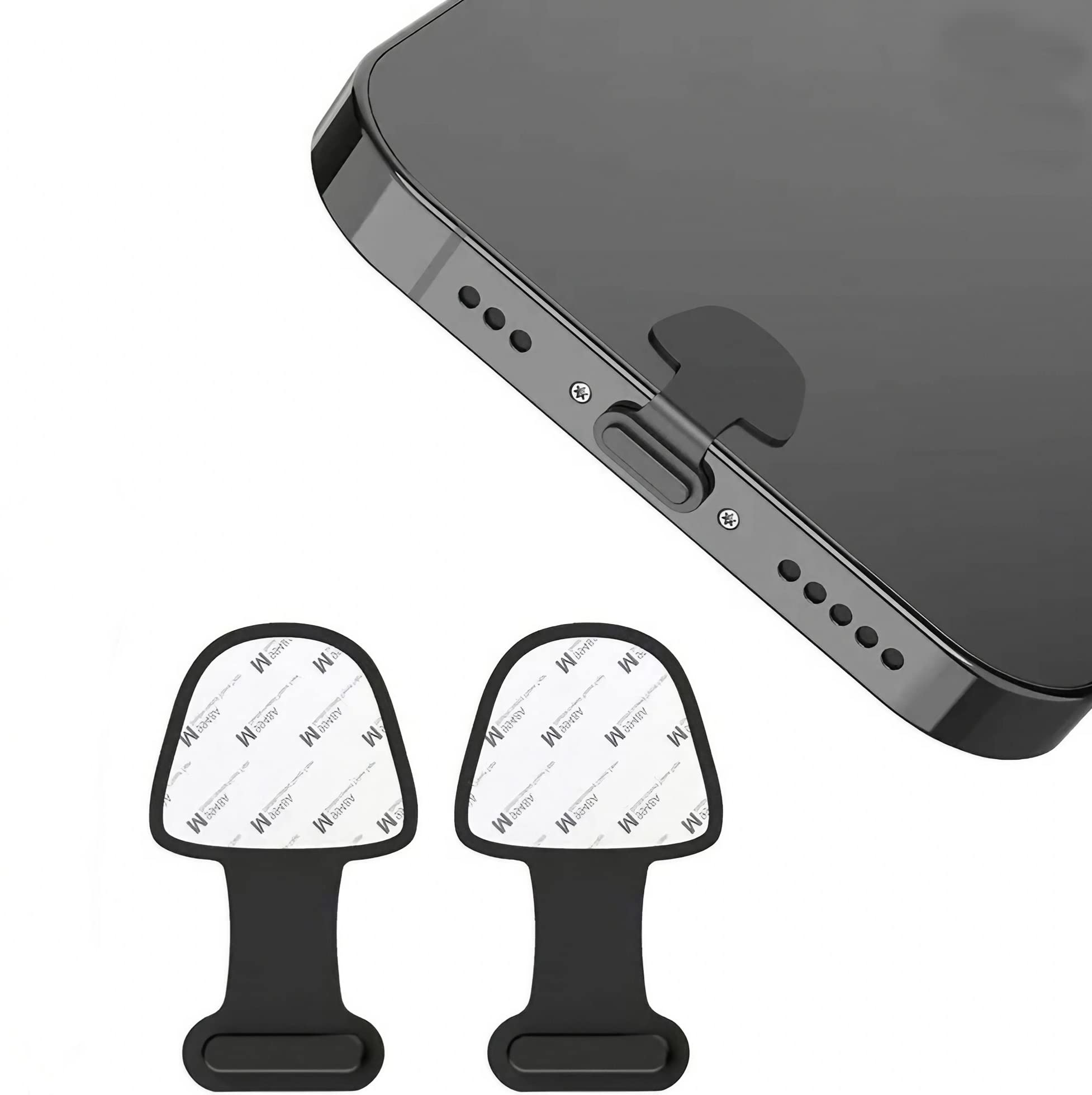 ARKZO® Mobile Anti Dust Plug Apple Lightning Port Adhesive Cahrging Cover Stickers for Universal Protector Mobile Accessories (2 x Apple Plug) (B0C5VJ81N5) Amazon Price History, Amazon Price Tracker
