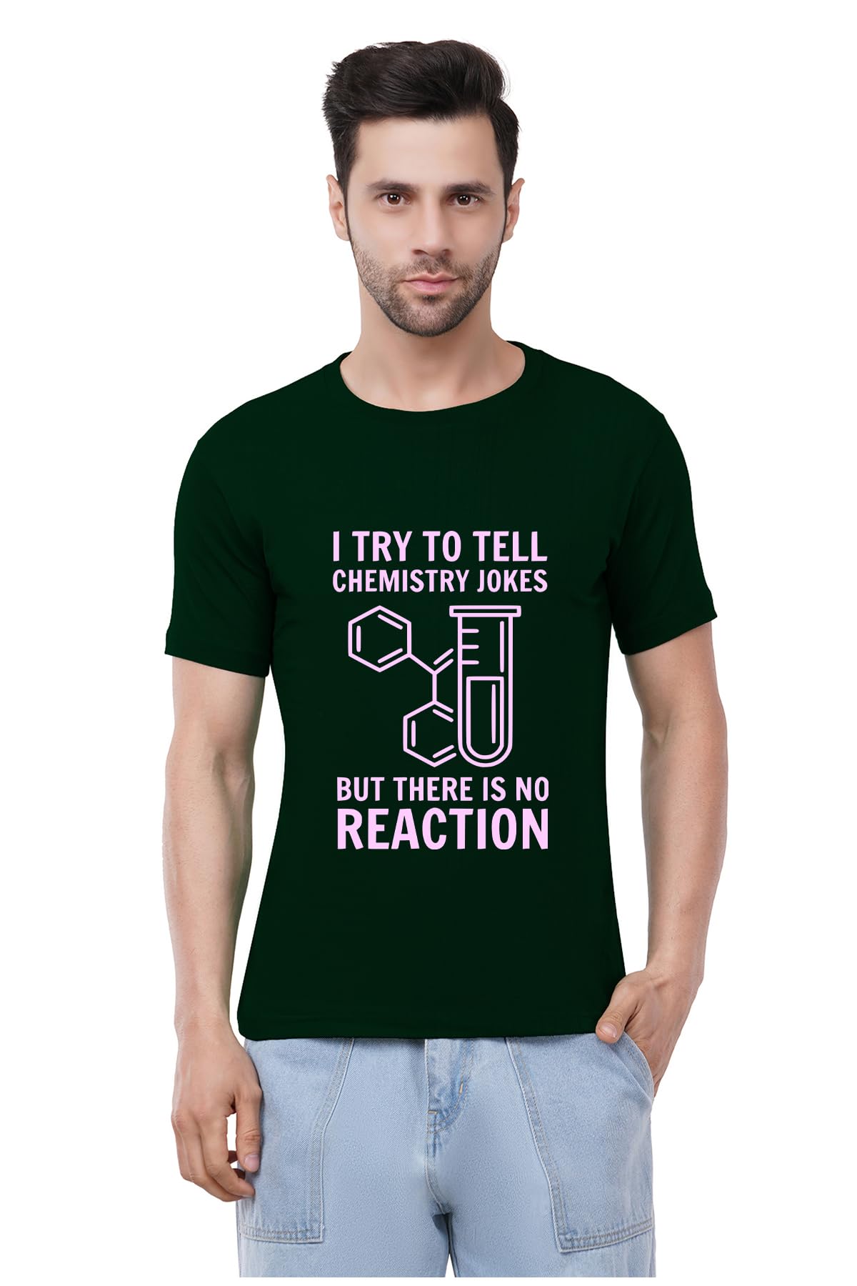 caseria Men's Cotton Printed T-Shirt -Chemistry Jokes | 100% Cotton | Half Sleeves | Regular Fit | Printed | Round Neck | Graphic T Shirt-picture-18