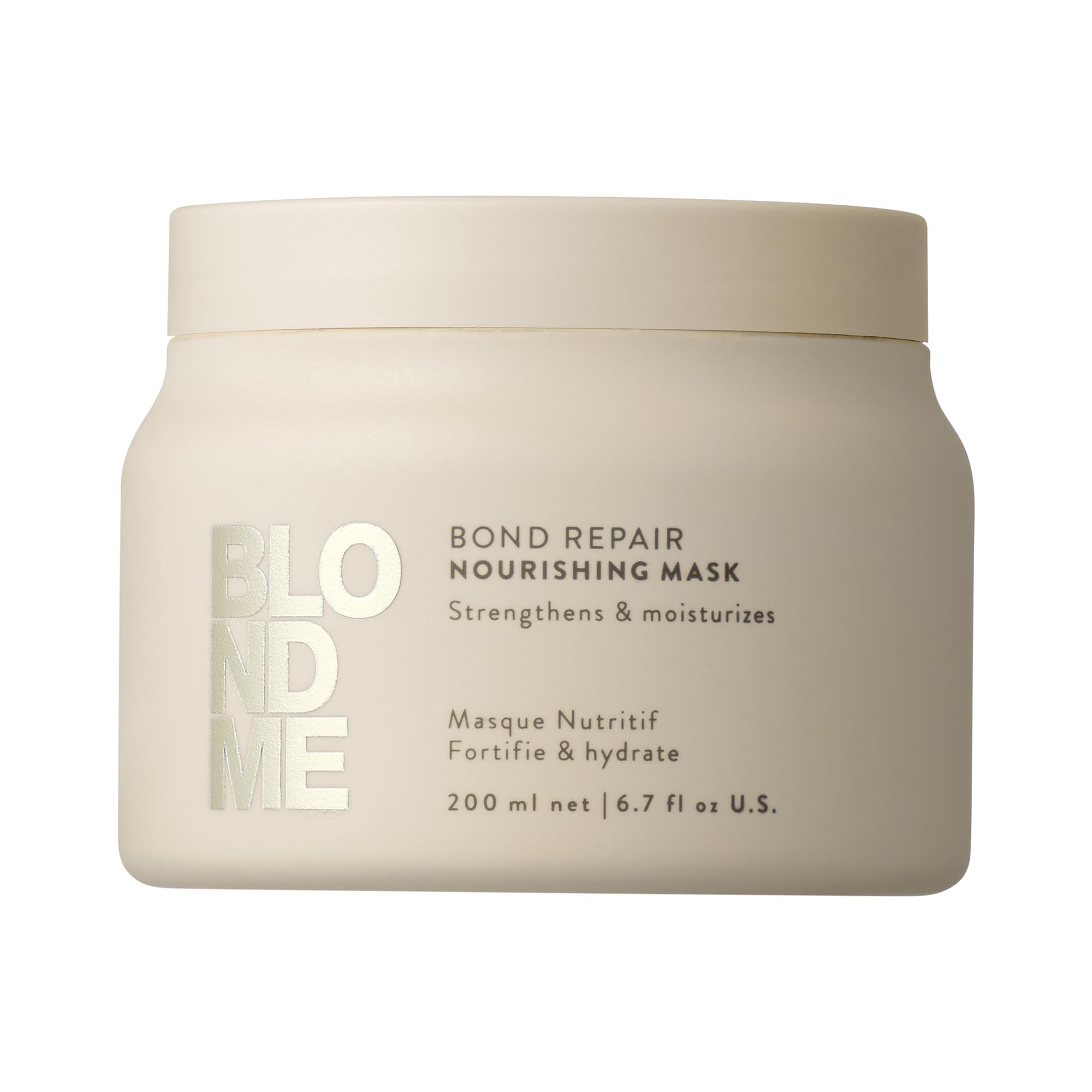 Schwarzkopf Professional BLONDME Bond Repair Nourishing Mask Haarmaske Tiefenwirksame Haarpflege Reparierende Maske Glättend Hydratisierend Und Weichmachend 200 ml