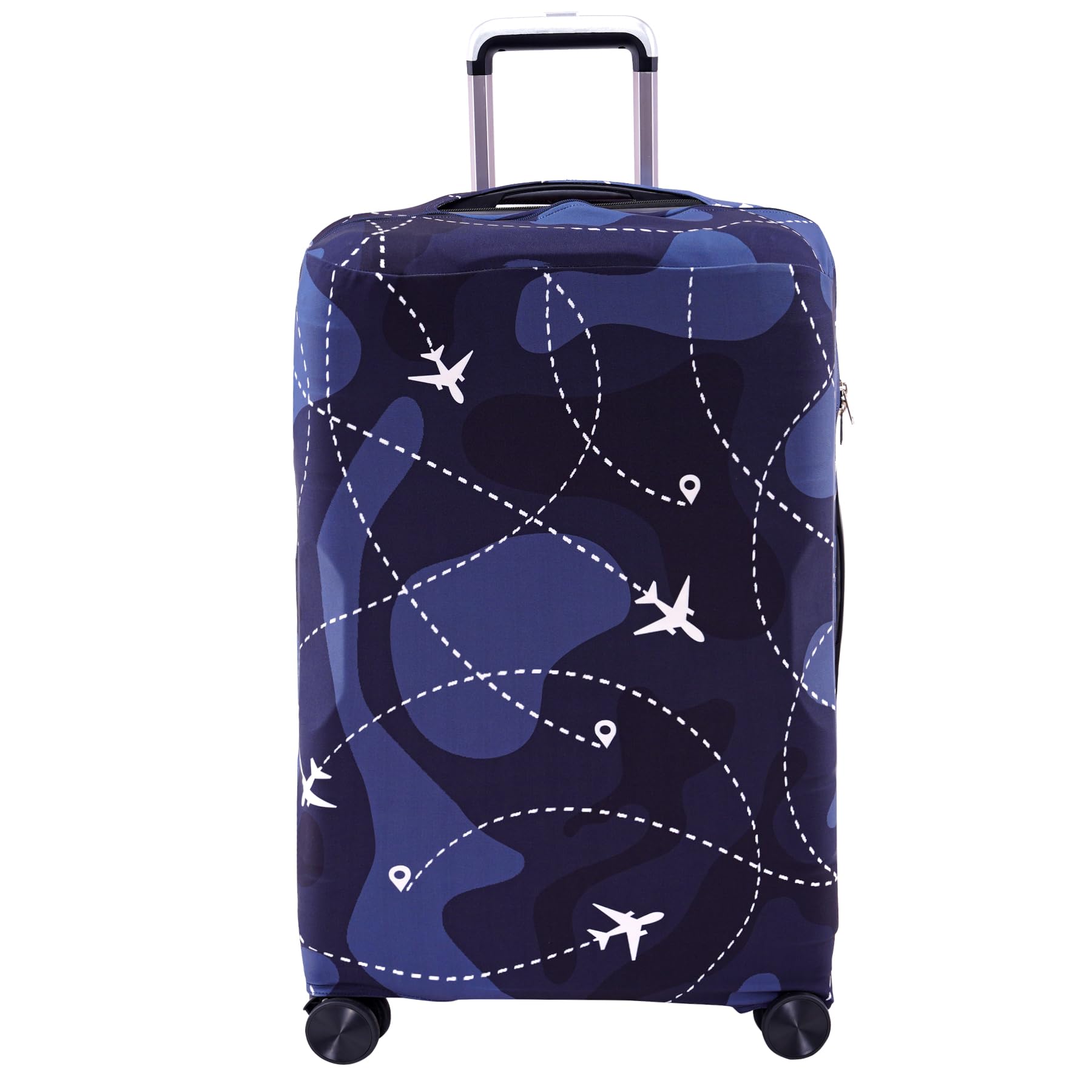 Polyester Fabric Protective Luggage Cover | Trolley Protective Luggage Cover Without Suitcase (Large - 28 inch (75 CM) Cover)-image-14