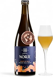 Norïe Heart of Gold – Award-Winning Non-Alcoholic Sparkling Blend | Honeysuckle, Quince & Milk Thistle Blend | Botanical Sparkling Wine Alternative – 750ml | Gluten-Free, Low Calorie