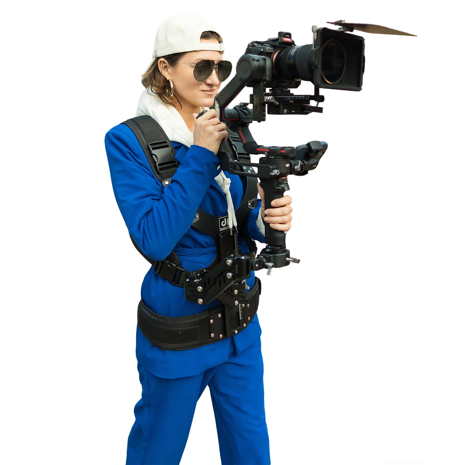 DF DIGITALFOTO New Thanos SE - Giubbotto cardanico universale per videocamera Steadycam, per matrimoni, riprese documentarie, compatibile con DJI RS4/RS5, per salvare le braccia, carico utile 2-8 kg