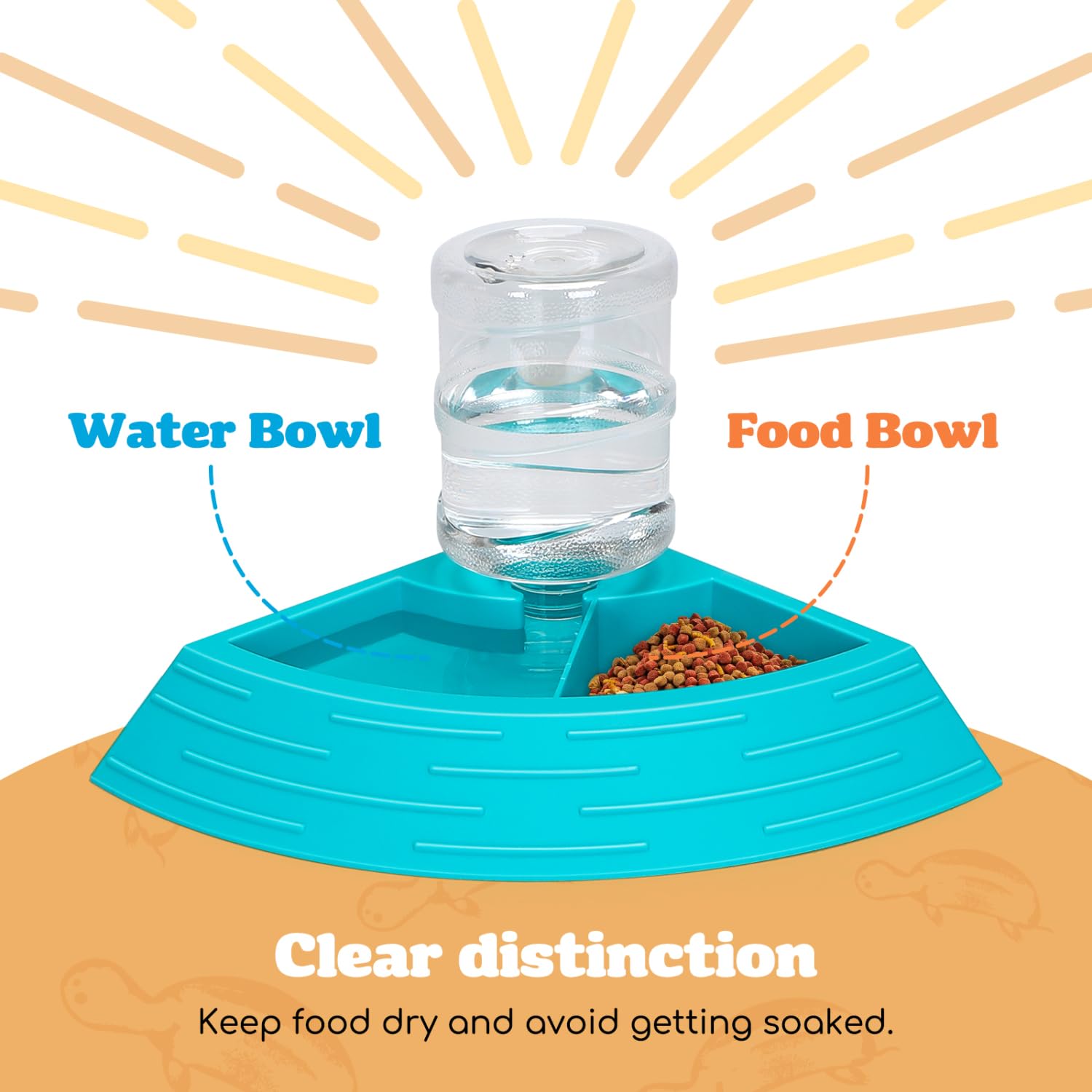 Image secondaire de Distributeur d'Eau et Nourriture 2 en 1 pour Reptiles - Nobleza