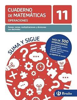 Cuadernos de Matemáticas 11 Operaciones Sumas Restas Multiplicaciones