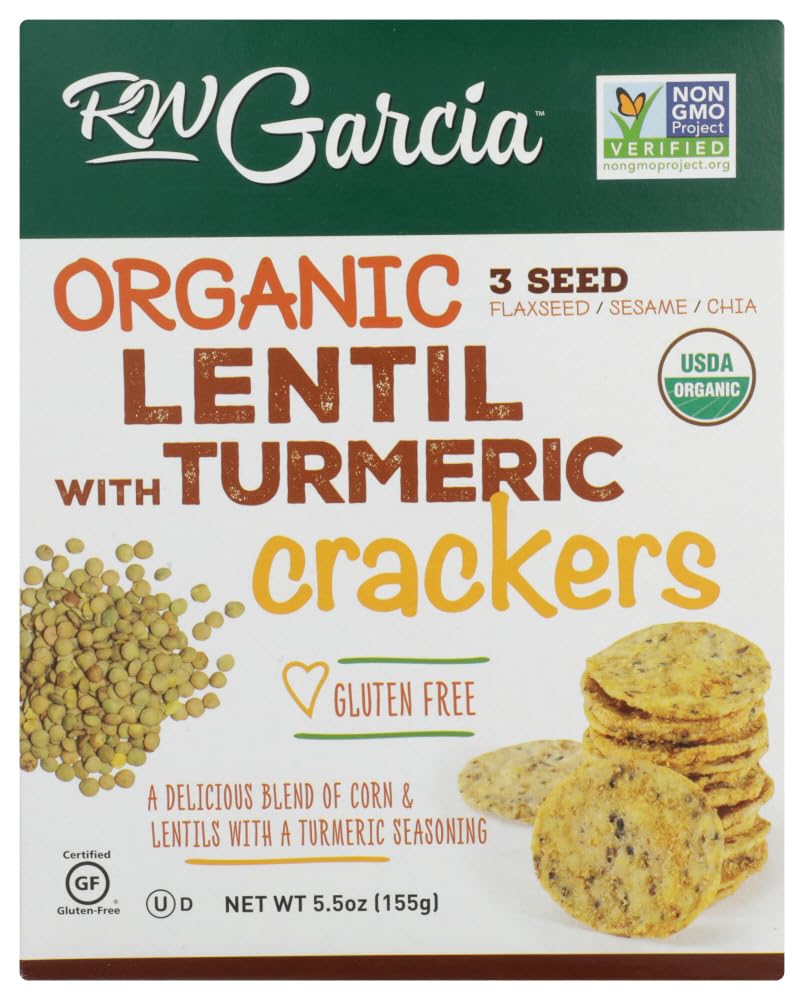 Galletas Lentil Turmeric RW GARCIA 155 g