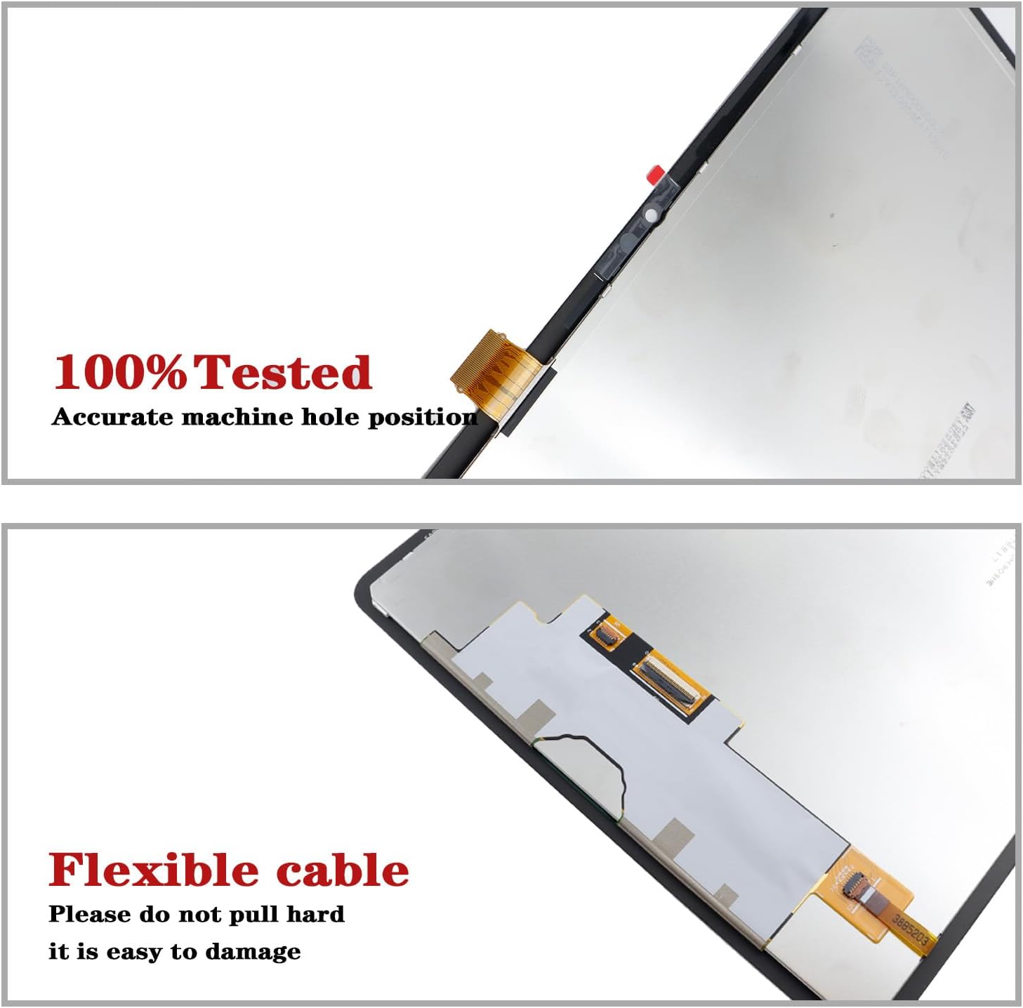 for Samsung Galaxy Tab S9 FE Screen Replacement SM-X510 X516B X510B LCD Display Touch Screen Digitizer Assembly Replacement(Not Fit S9