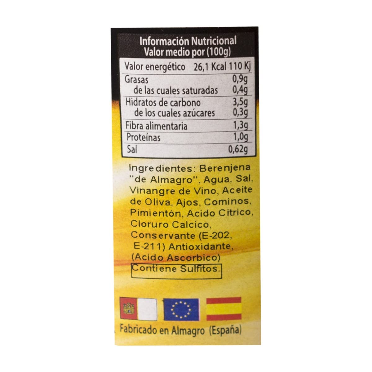 Berenjenas De Almagro Troceadas 700 gr