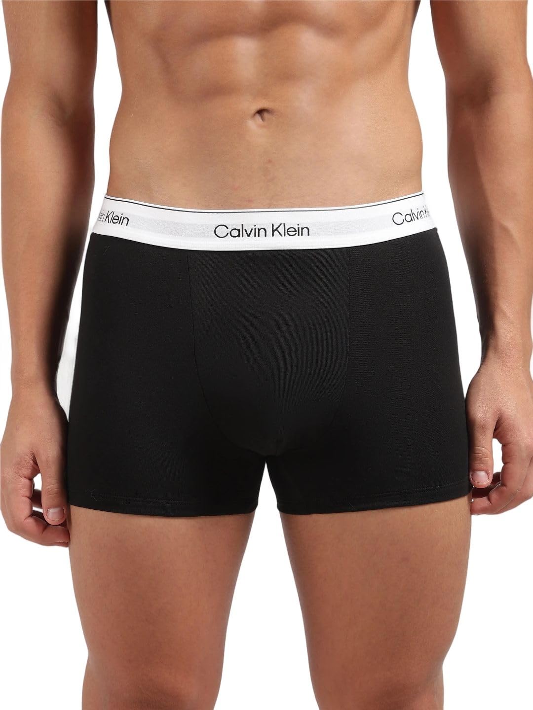 calvin klein underwear Multi Solid Mid Rise Trunks - Pack of 3 Black-picture-14