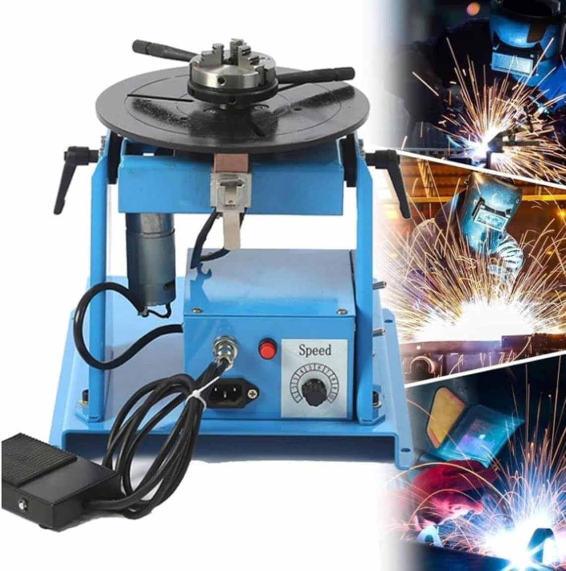 Rotary table welder positioner 180mm, rotary welding positioner, 90o ...