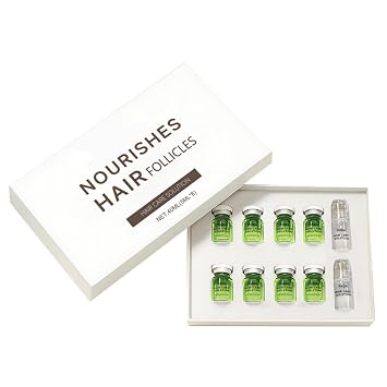 Hair Growth Serum System - Hair Serum for Thicker & Healthier Hair - With Panax Ginseng Peppermint Oil Ginger & Rosemary Extract - Stimulates Hair Follicles & Reduces Hair Loss in 8-10 Weeks