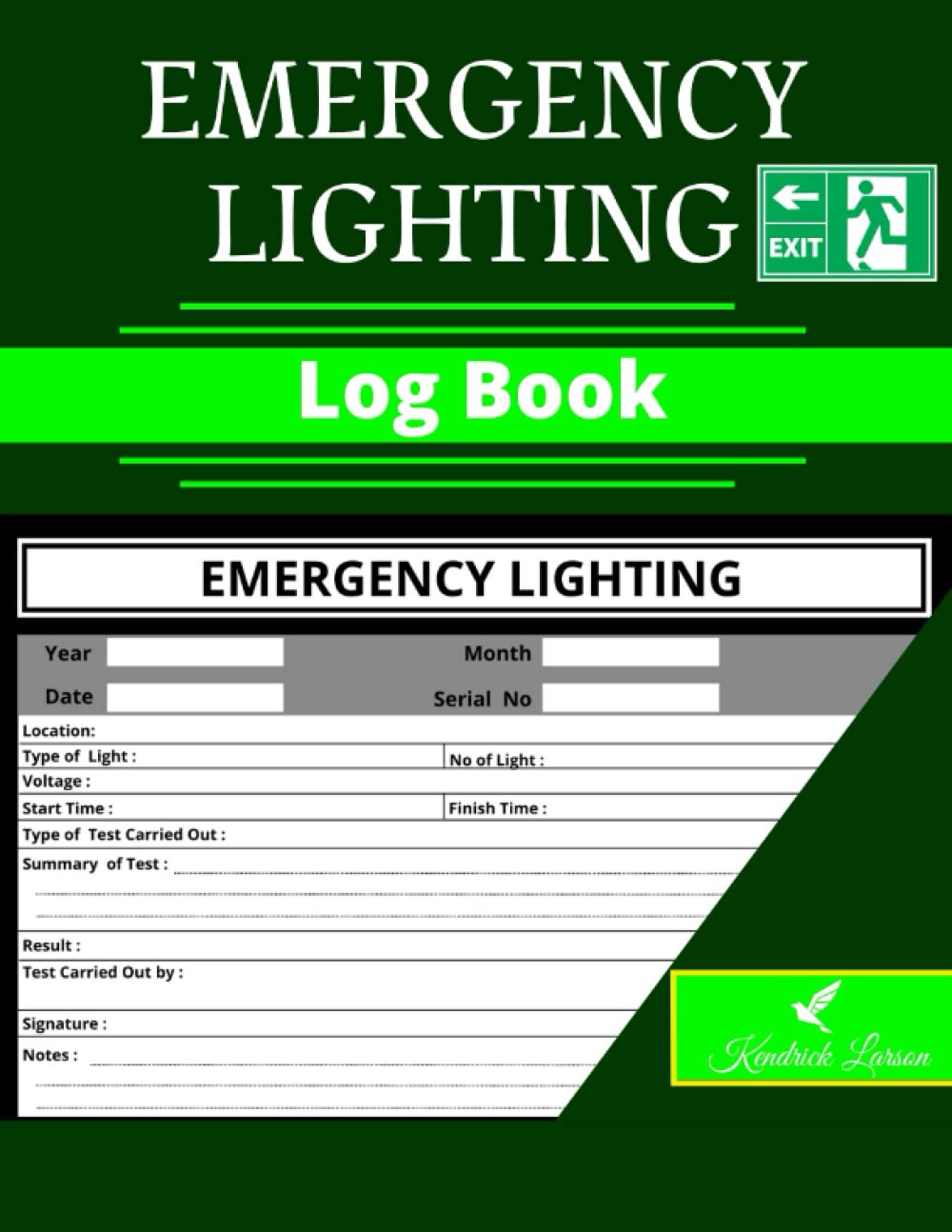 Emergency Lighting Log Book: Emergency Light Inspection & Maintenance Record Sheet for Business, Commercial & Residential Properties, Workplace, Schools & More | Test Light