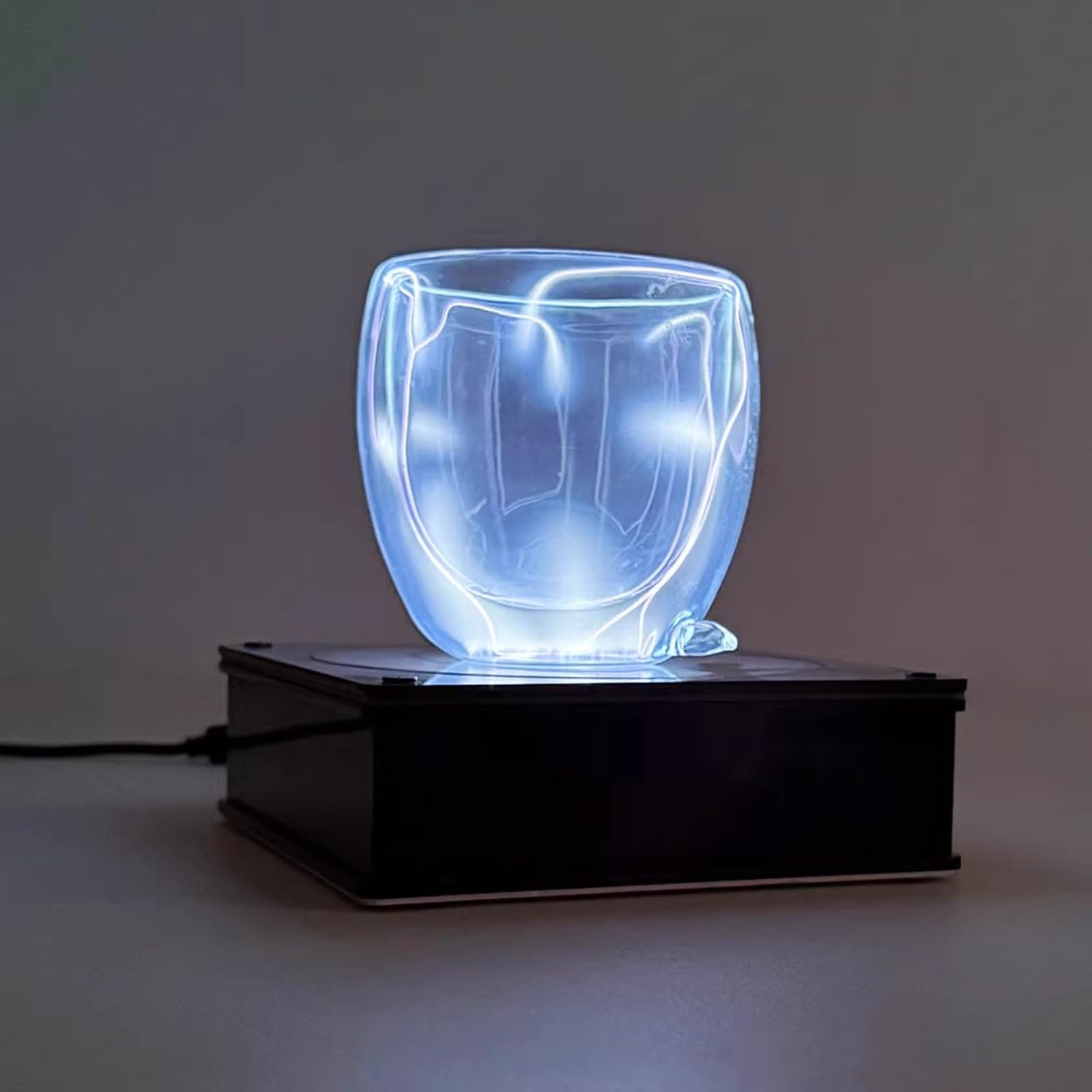 Lampada a Forma di Tazza al Plasma, Lampada Elettrica a Fulmini, Sensibile al Tocco, Alimentata Tramite USB, Illuminazione Scientifica E Didattica, per Bar, Club, Feste