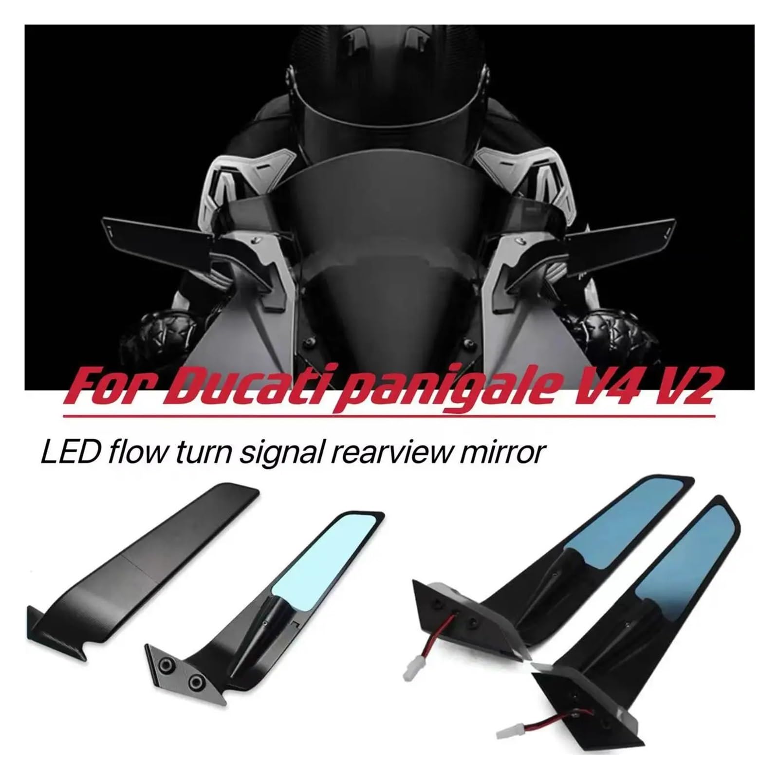 DB-RACE Ducati Panigale V4 / V2 (2018+) Mirrors Daemon – 2Wheels Hero