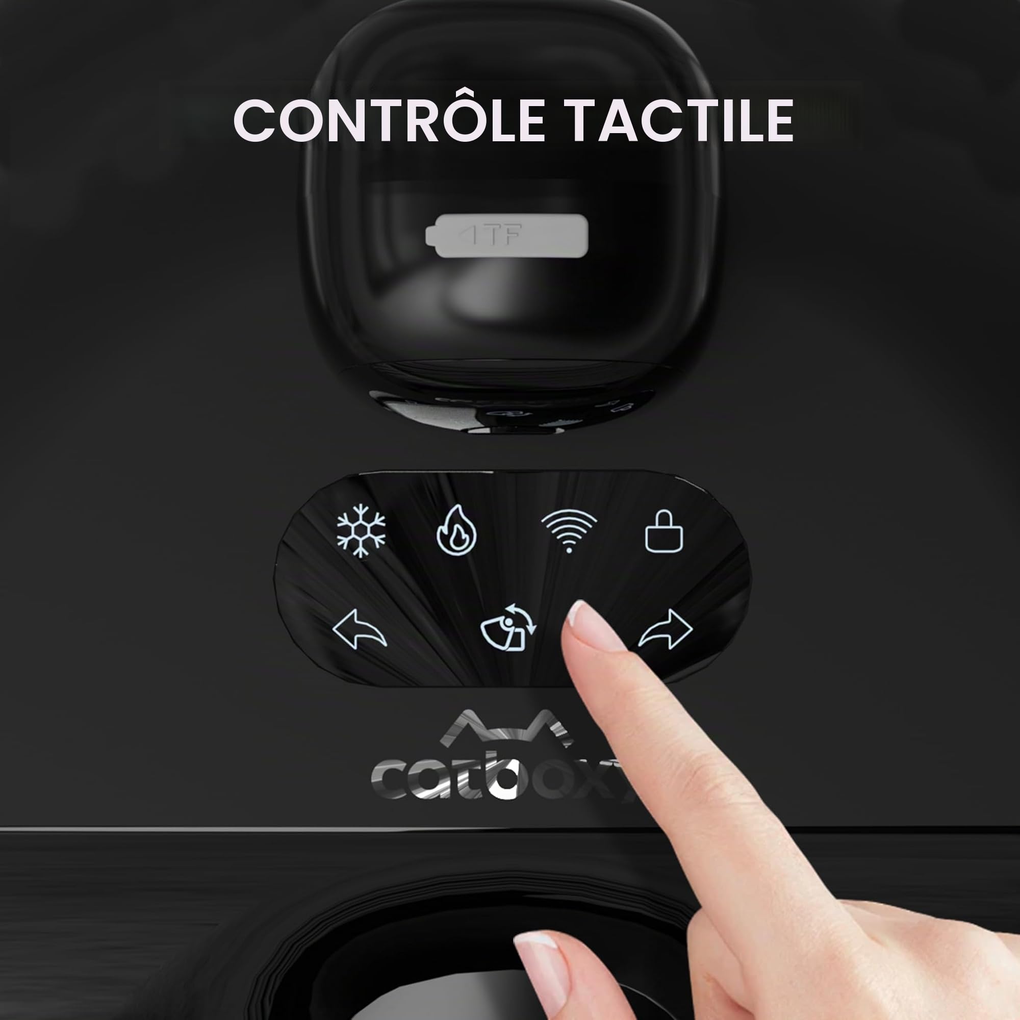 Distributeur automatique de nourriture humide pour chat avec surveillance 2 en 1 réfrigéré avec refroidissement à semi-conducteur, 5 repas frais, contrôlé par application, facile à nettoyer