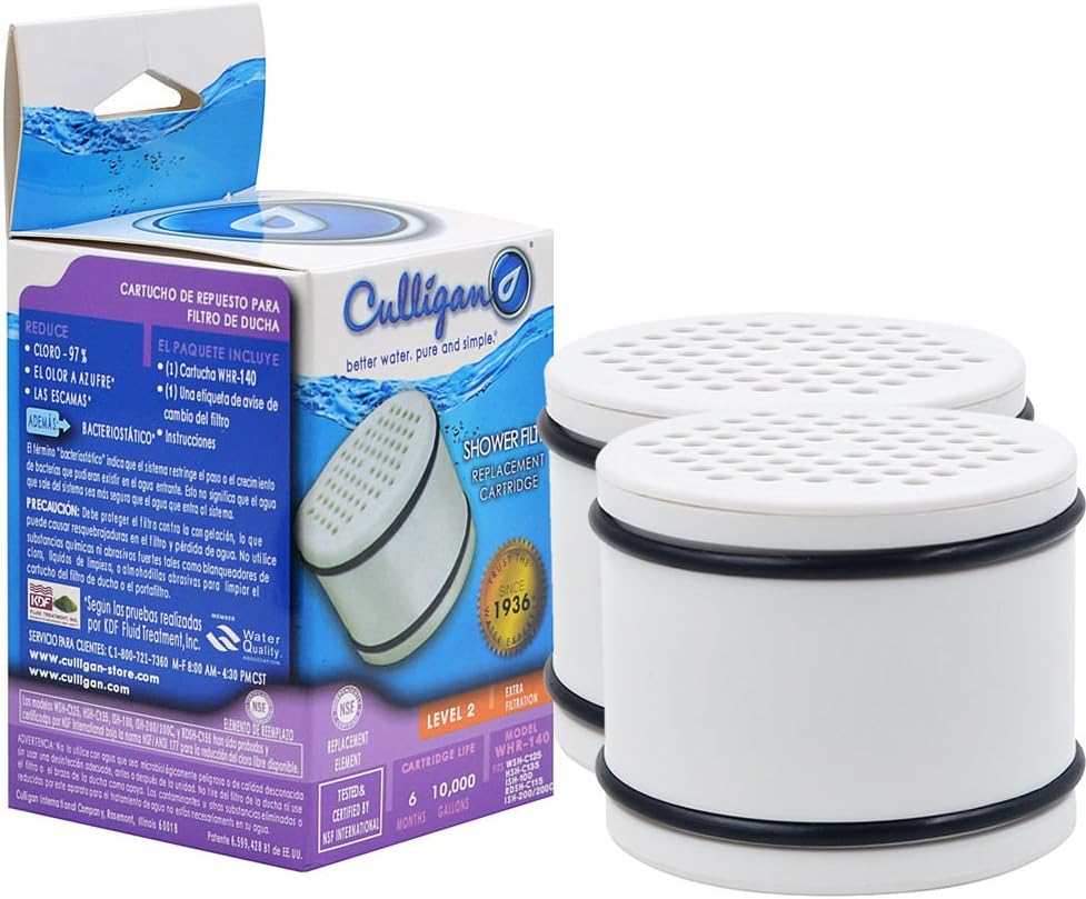 Culligan WHR140 Replacement Shower Filter Cartridge for WSHC125, HSH
