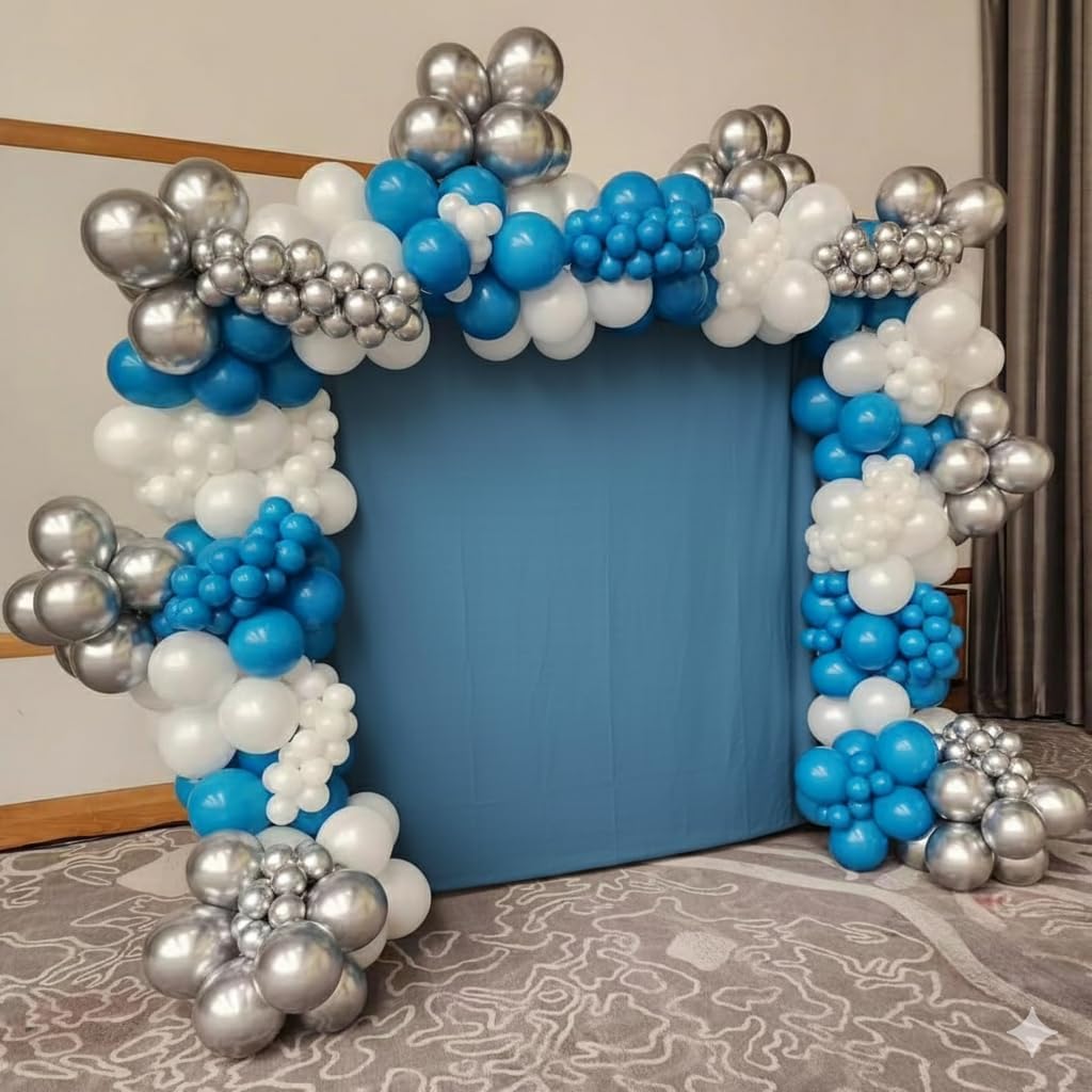 Peacock Blue Balloons 12 Inch, 100 Pack Turquoise Blue Balloon Teal Blue Latex Balloons Matte Dark Teal Aqua Blue Helium Balloons for Birthday Baby Shower Wedding Whale Theme Party Decorations - Image 5