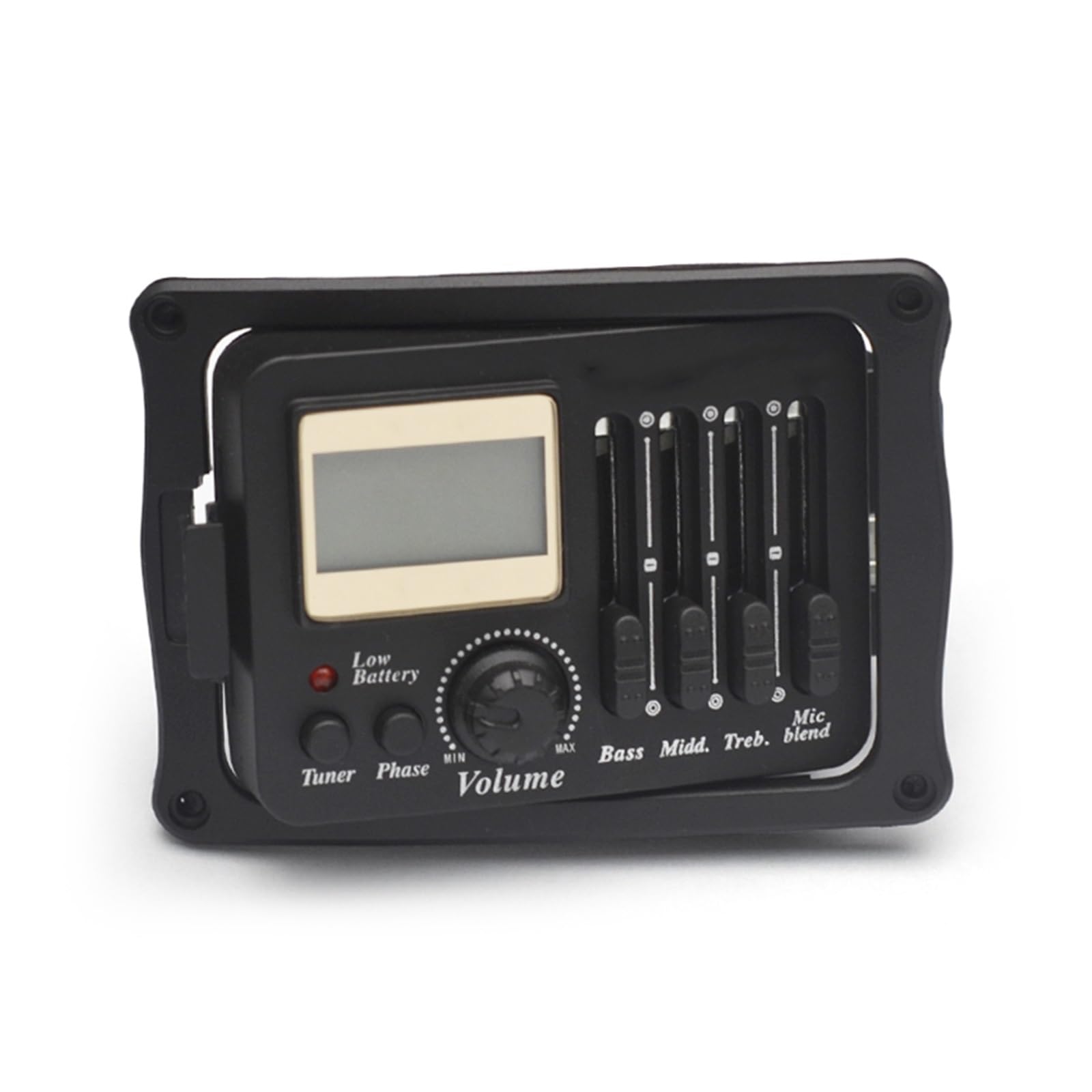 Gitarren-Tonabnehmer Für Anfänger Dreiband Equalizer Tonabnehmer Für Akustikgitarren Mit Stimmgerät Geeignet Für Instrumentenzubehör