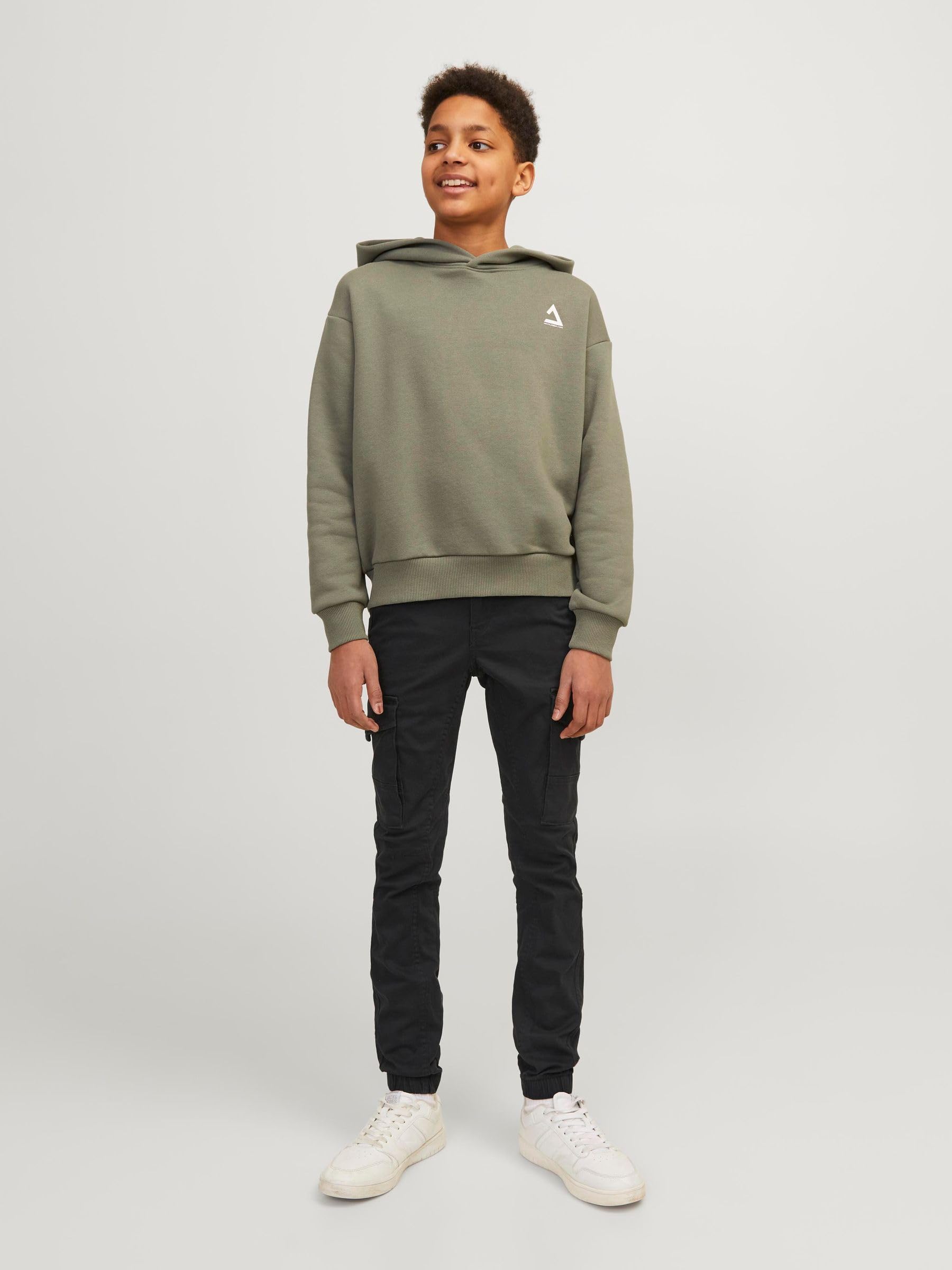 JACK & JONES dżinsy chłopięce Jjipaul Jjflake Akm 542 Olive Noos Jr