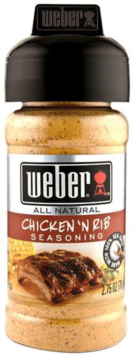 Weber Seasoning, Chicken 'n Rib, 2.75 Ounce Jar (Pack of 6)