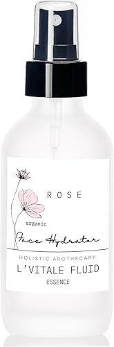 Natural Radiance - Tónico facial antiedad orgánico de agua de rosas, glicerina, algas marinas, tónico facial de hamamelis, regenerador, bebida
