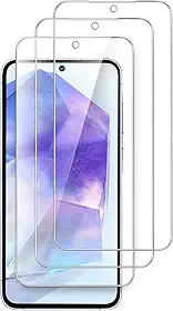 3Pcs Vidro Temperado, para Samsung Galaxy M55 A55, Filme de Vidro Protetor de Tela