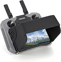 Vista 1 de Cubierta de parasol para DJI Mini 5 Pro/4 Pro/Air 3 RC 2 Accesorios de mando a distancia, antirreflejos plegable controlador de drone cubierta